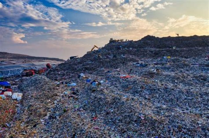 What does waste biodegrading in landfill produce mcdonald's?