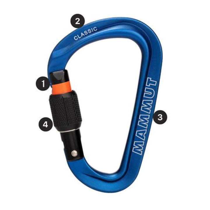 What is a carabiner used for?