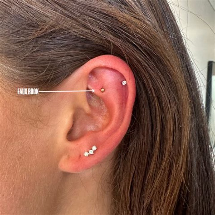 What is a rook piercing?