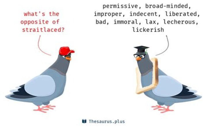 What is a word for straitlaced?