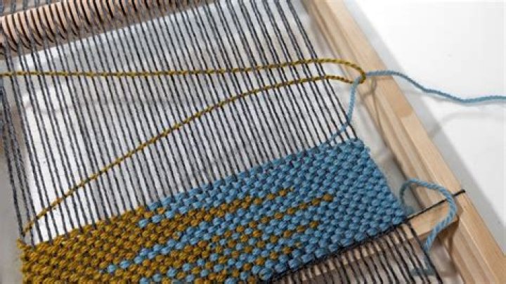 What is clasped warp weaving?
