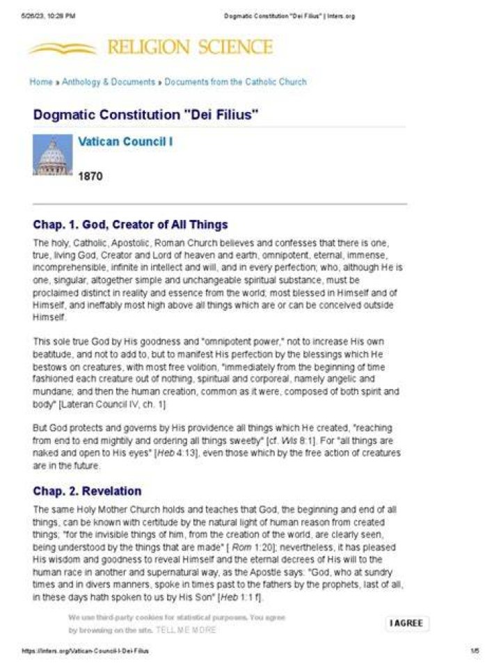 What is dei filius?