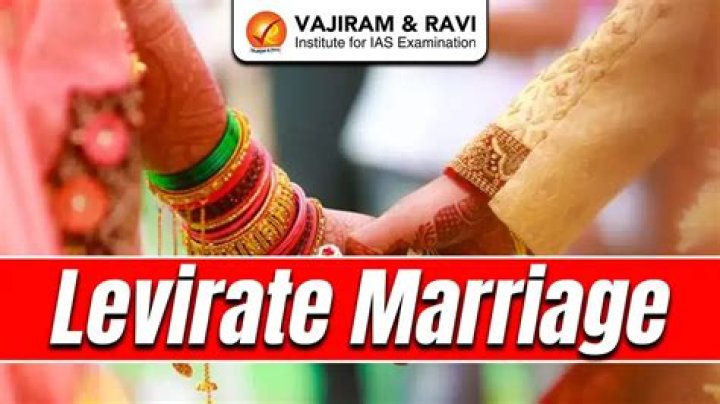 What is levirate marriage?