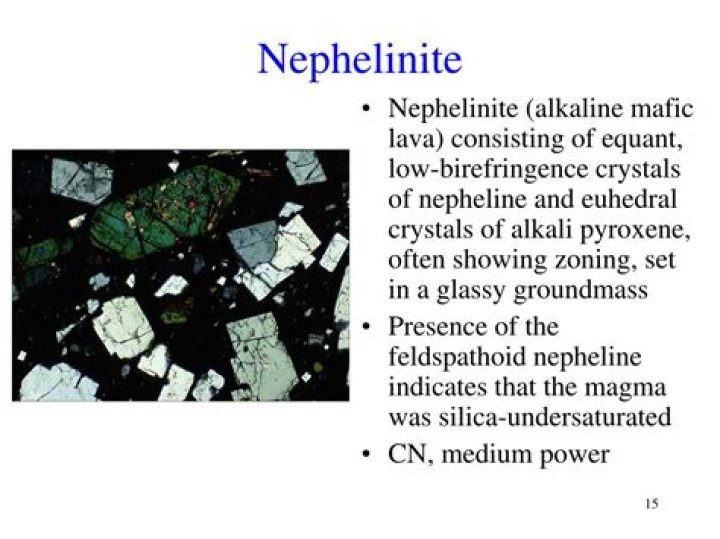 What is nephelinite made of?