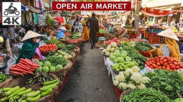What is open air market?