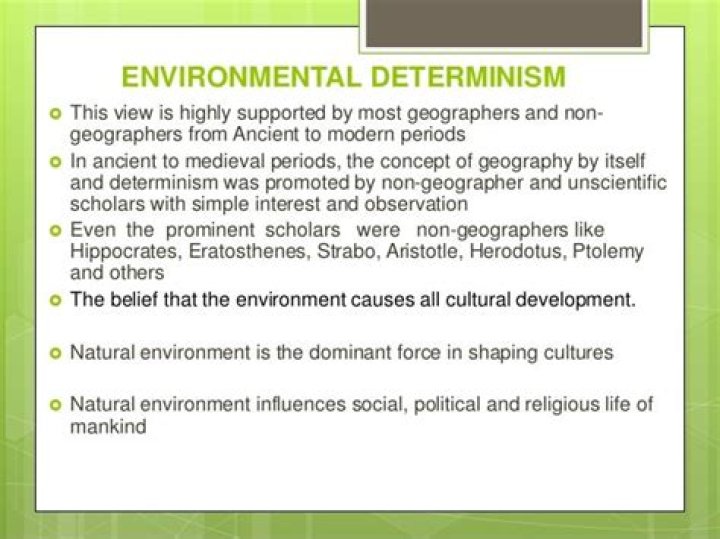 What is probabilism in human geography?