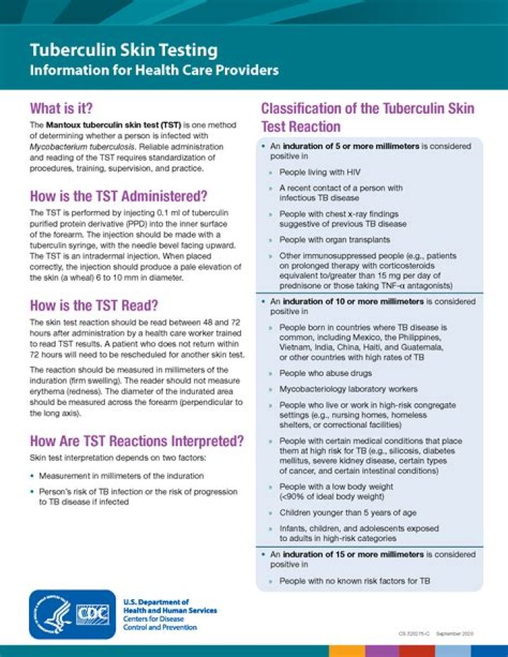 What is skin test for?