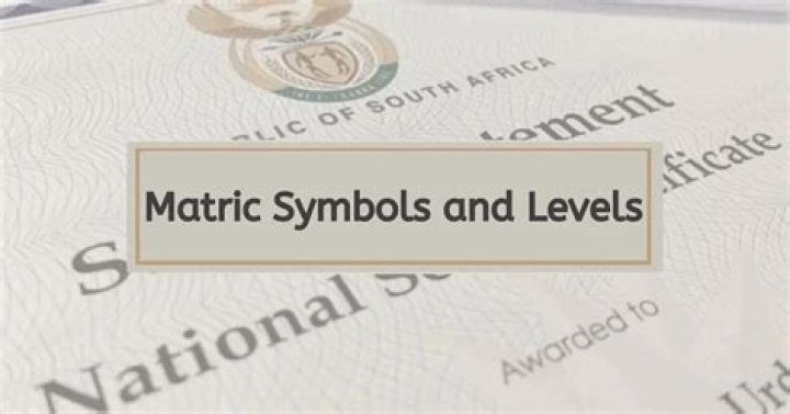 What nsc level is matric?