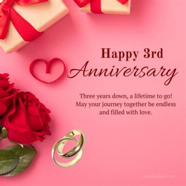 Whats three years of marriage?