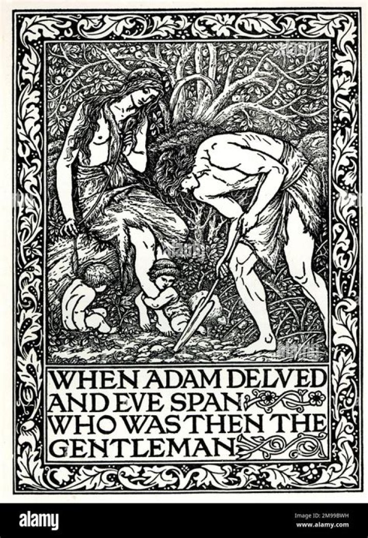 When eve span and adam delved?