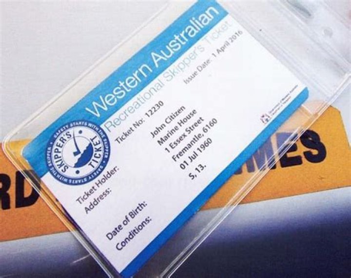 When is a skipper's ticket required?
