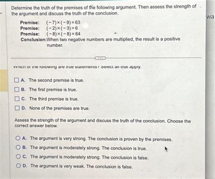When the premises under certainty on the conclusion the argument is?