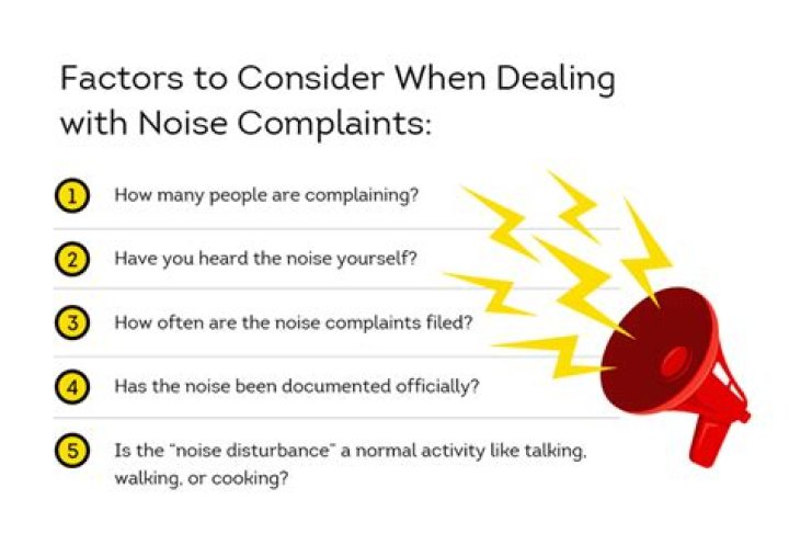 When to file a noise complaint?