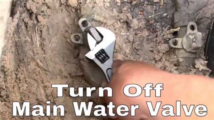 When to turn off main water supply?