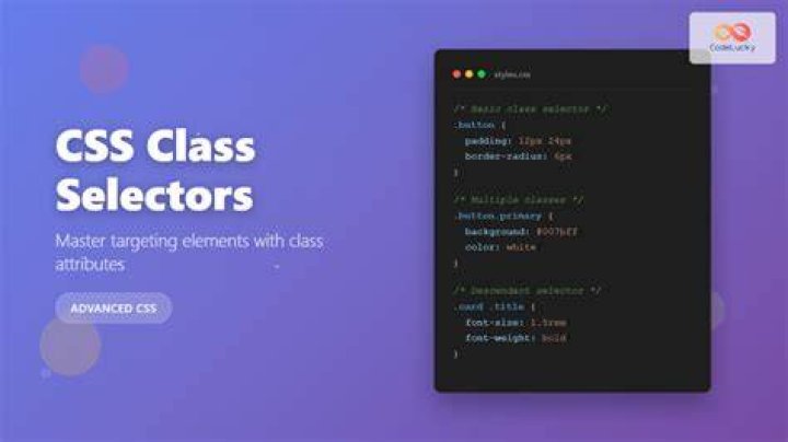 When to use css selector?