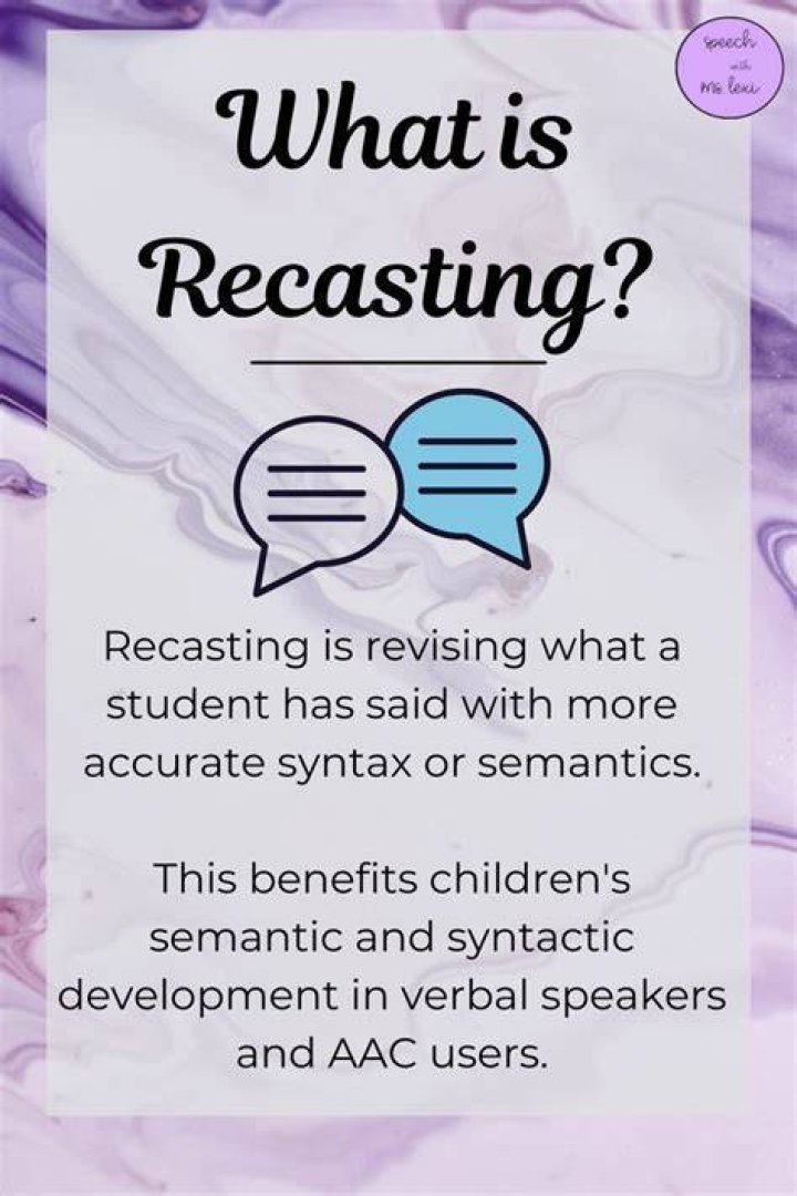 When to use recasting?