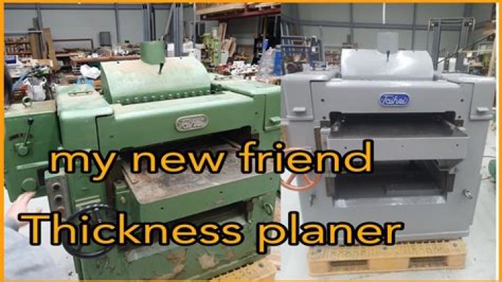 When were thickness planer invented?