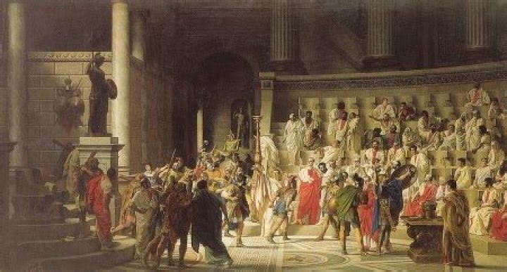 Where did the patricians sit in the colosseum?