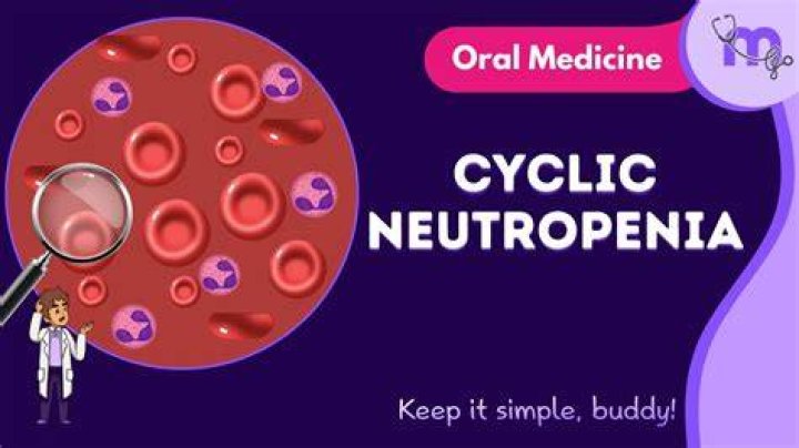 Where does cyclic neutropenia occur?
