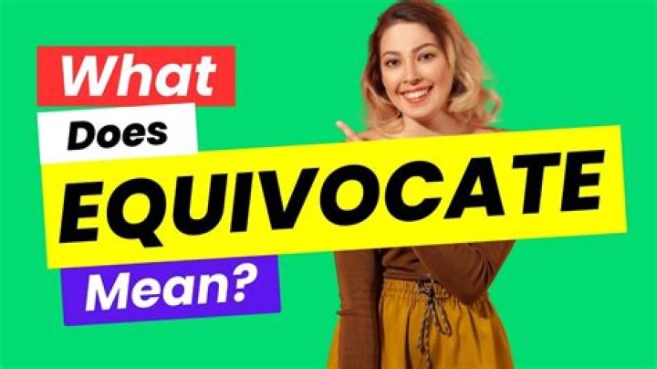 Where does equivocate come from?