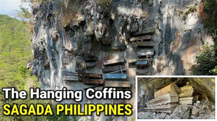 Where is hanging coffins located?
