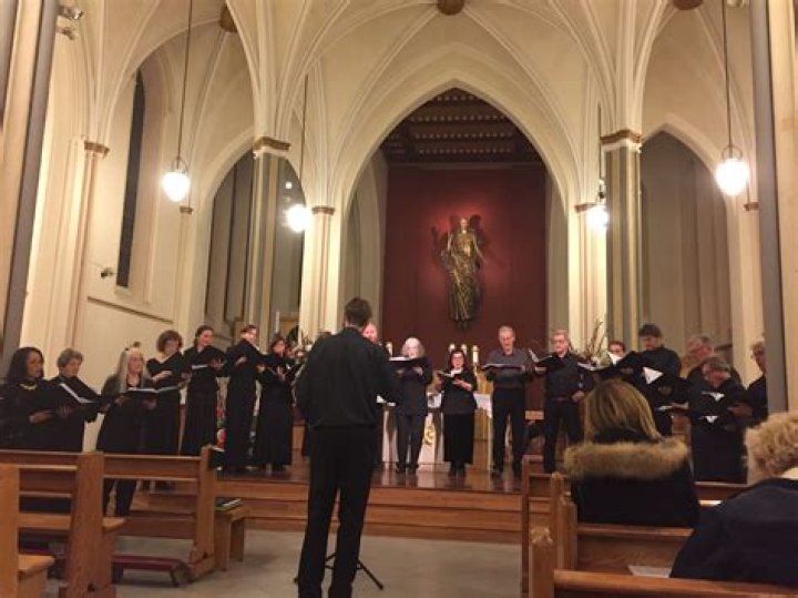 Where is the choir in a church?