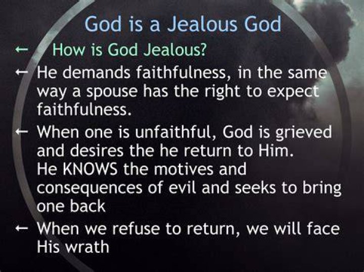 Where is the scripture god is a jealous god?