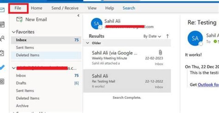 Where outlook save emails?