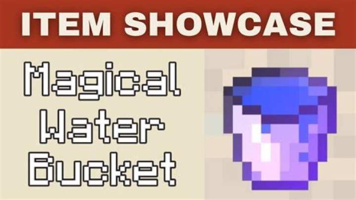 Where to get magical water bucket hypixel skyblock?