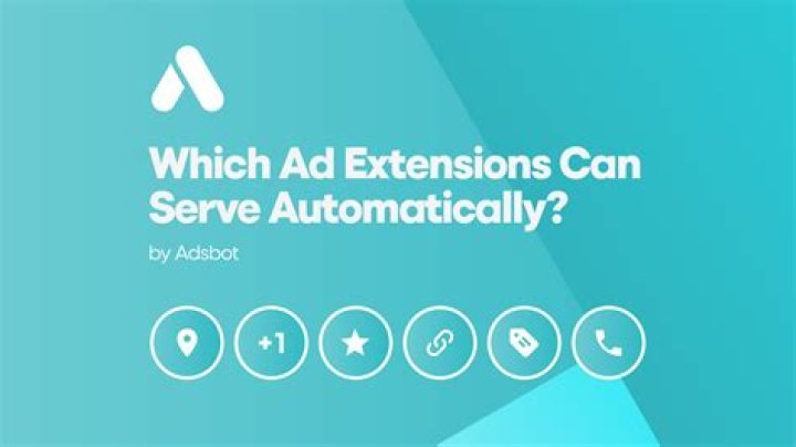 Which ad extensions can serve automatically?