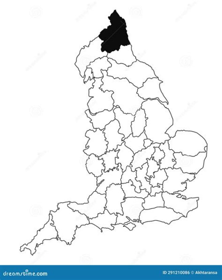 Which counties border northumberland?