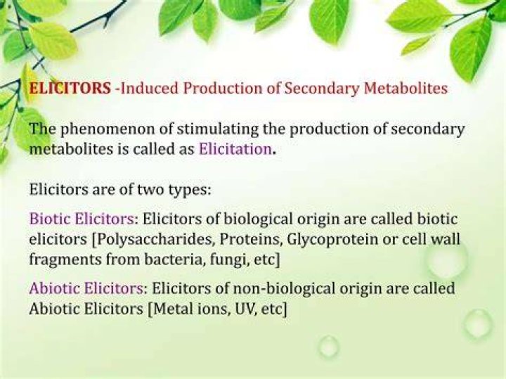 Which is an abiotic elicitors?
