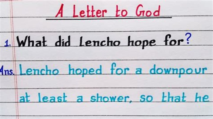 Which letter was lencho expecting?