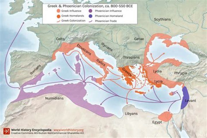 Which mediterranean empire began as a phoenician colony?