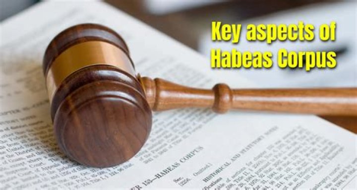 Which of the following relates to the term habeas corpus?