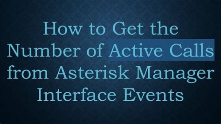 Who calls from asterisk?