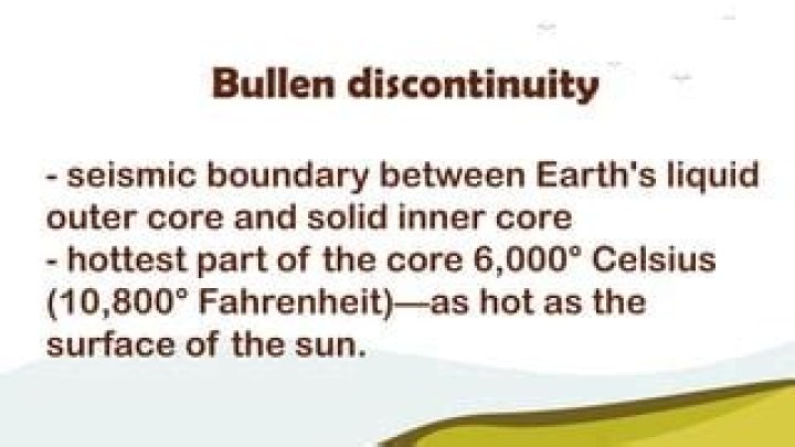 Who discovered bullen discontinuity?