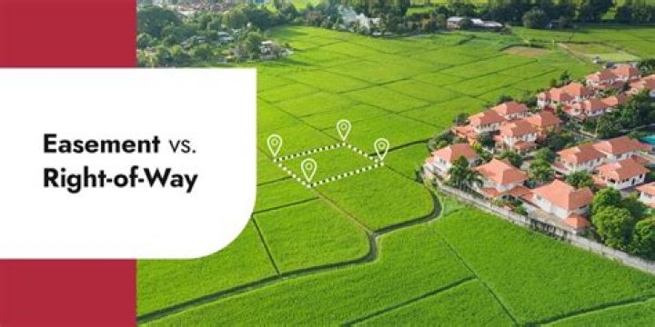 Who owns right-of-way property?