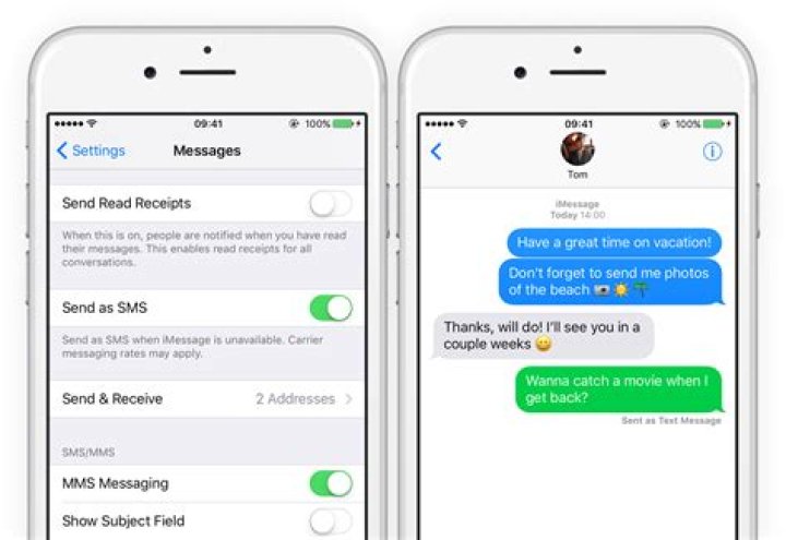 Why imessage sends as text?