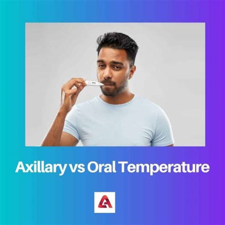 Why is axillary temperature lower than oral?