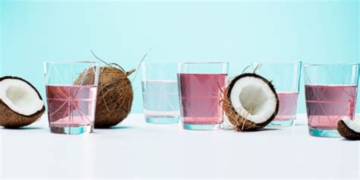 Why is coconut water red?
