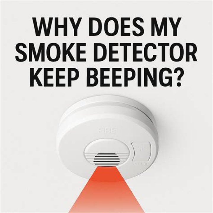 Why is smoke detector beeping?