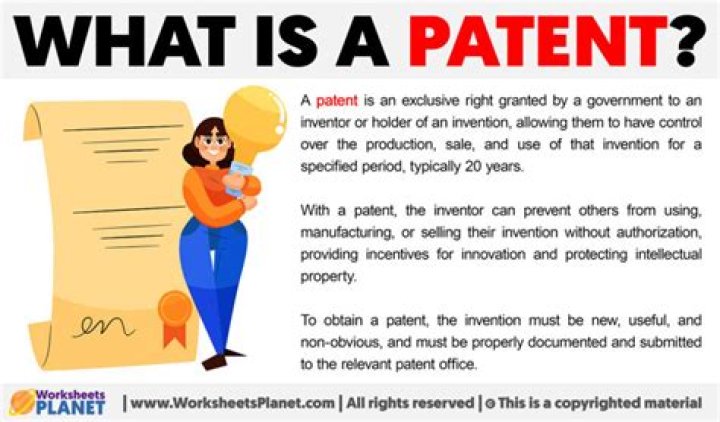 Why patent is important?