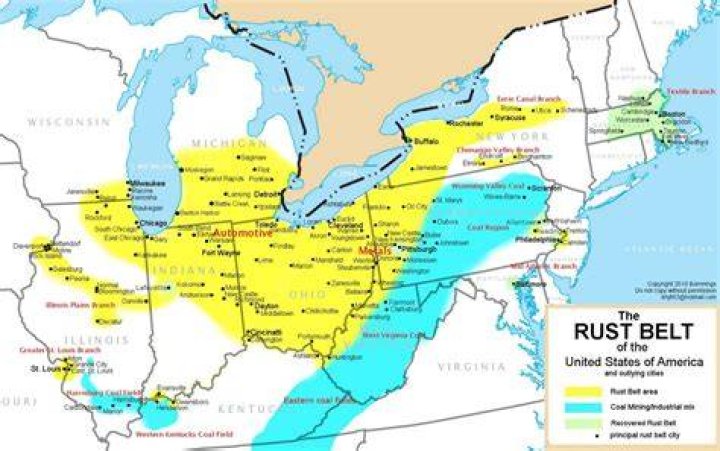 Why pittsburgh is called rust bowl of usa?
