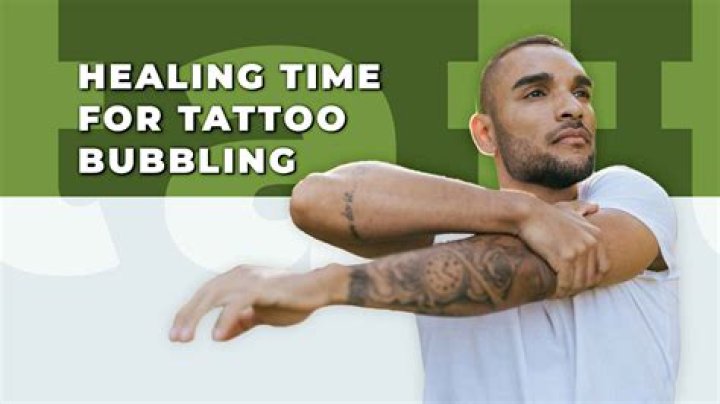 Will tattoo bubbling go away?
